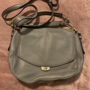 Kate Spade gray crossbody purse